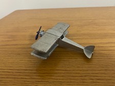 Tootsietoy Bi-Plane Airplane Vintage Diecast Plane Toy A4-84