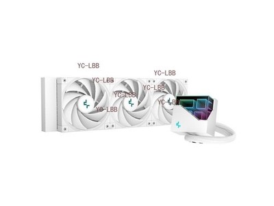 DeepCool LT720 WH Premium Liquid CPU Cooler, 360mm, High-Performance FK120 FDB F