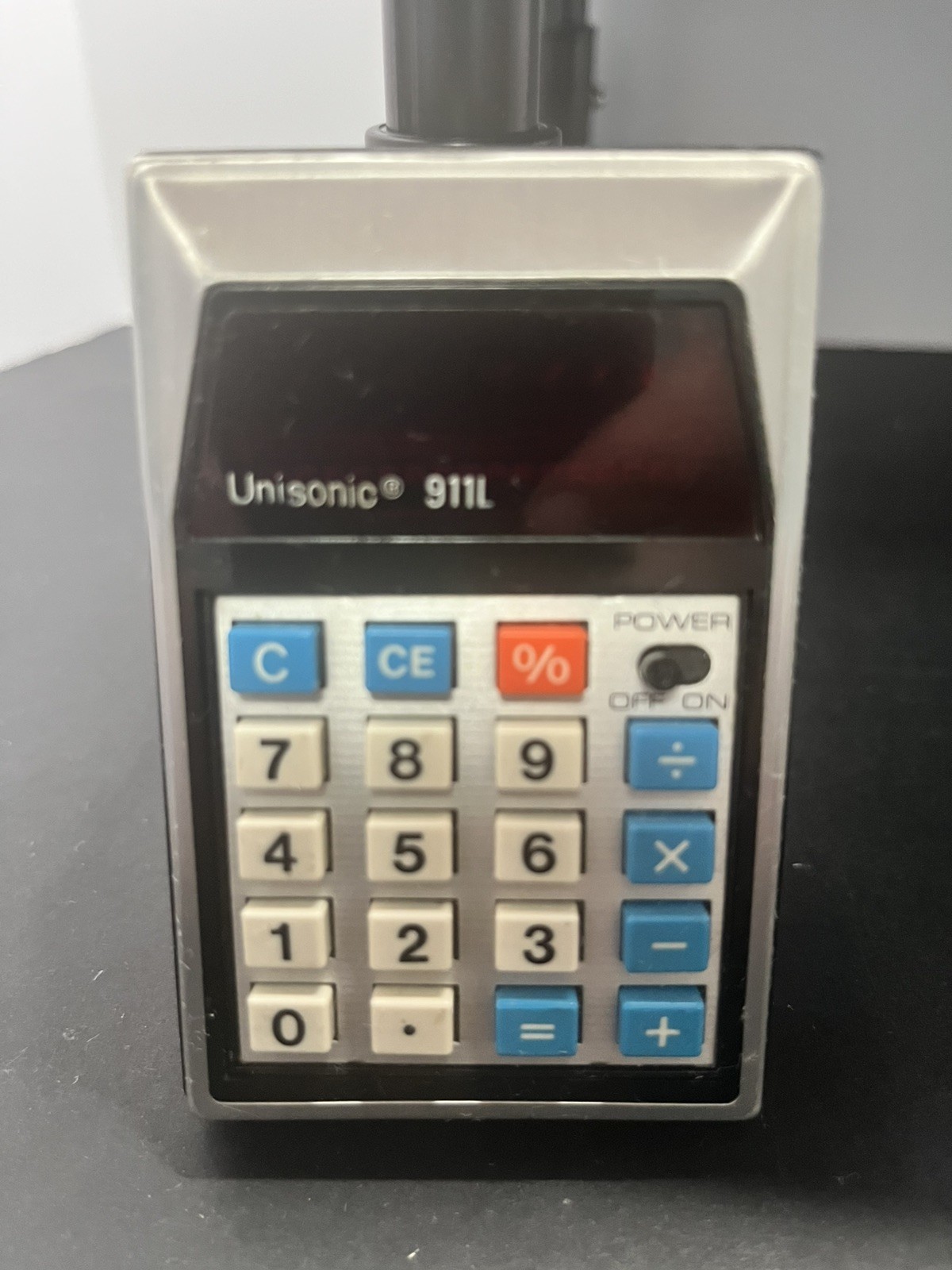 Vintage Unisonic 911L LED Calculator Parts Only/Display Piece Made in Japan 70s