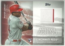 2020 Topps Update Series Aristides Aquino Major Leagues Materials Relic #MLM-AA