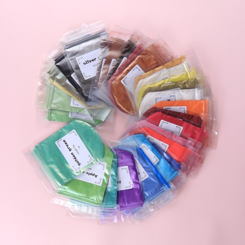 Set 30 Pezzi Pigmenti Polvere Pigmenti Perlescenti Grado Cosmetico Mica - Foto 10 di 11