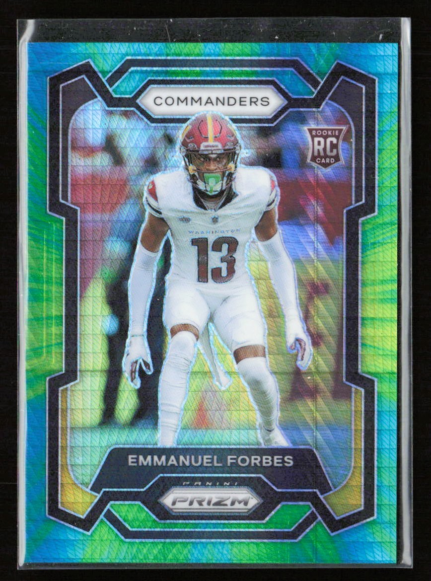 2023 Panini Prizm #399 Emmanuel Forbes Hyper #/175