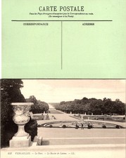Versailles Le Bassin de Latone Postcard France Vintage LL Unused Sepia Unposted