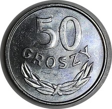 Poland 1986 • 50 groszy • KM# 48.2 • BU UNC (CB-8757)