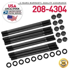208-4304 Cylinder Head Stud Bolts Kit For Honda Prelude H22A1 H22A4 2.2 H22 VTEC
