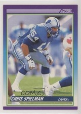 1990 Score Chris Spielman #191 te2