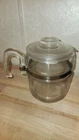 VINTAGE PYREX GLASS PERCOLATOR COFFEE POT  7759  9 CUP COMPLETE