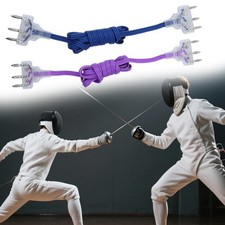 Body Cord for Fencing Epee with Copper Core Wire 1 8 M Length Flexible