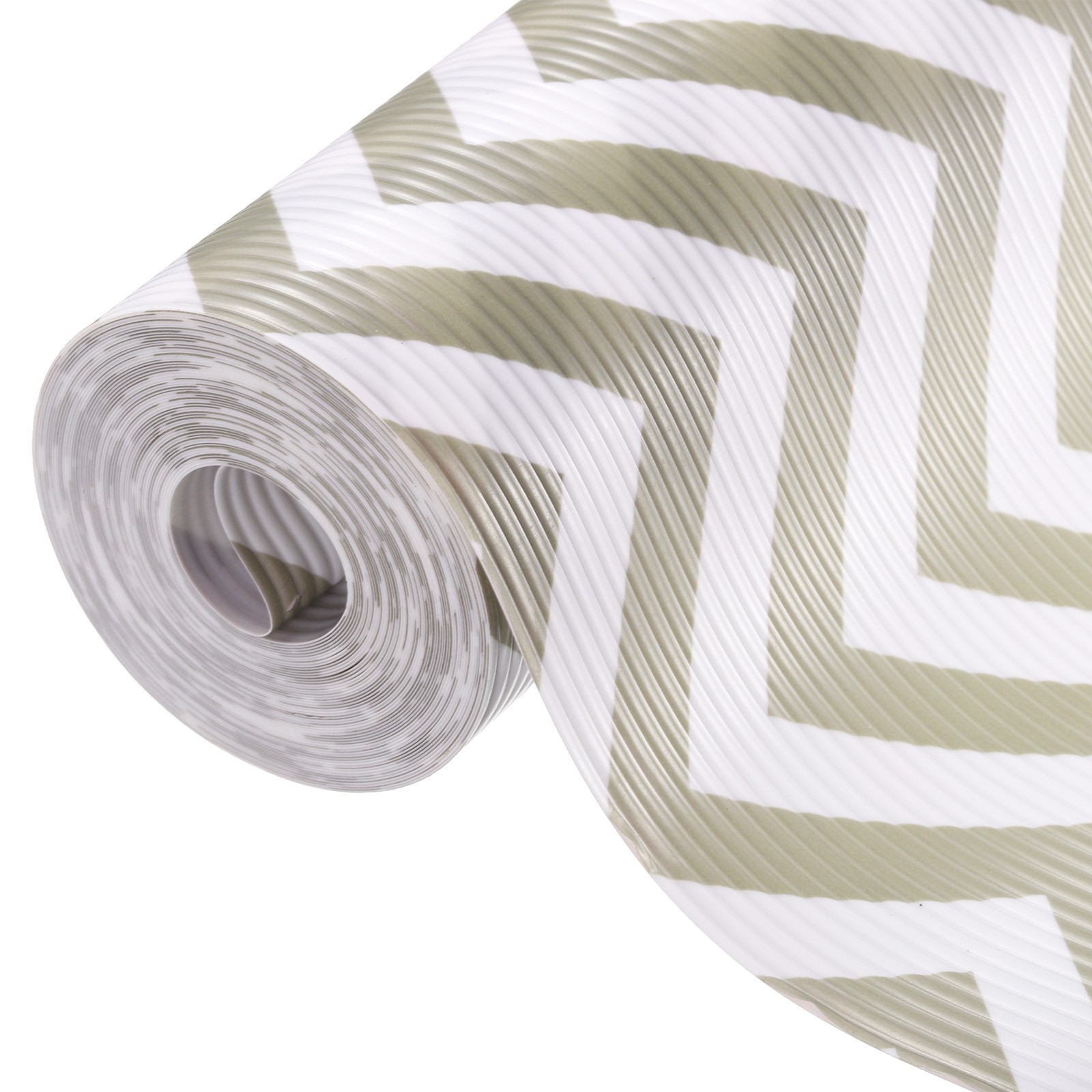 Shelf Liners for Kitchen Cabinets, 17.3 Inch x 29.9 FT Cabinet Liner, Wave Grey