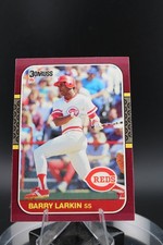 1987 Donruss Opening Day #191 Barry Larkin Rookie Card – MINT, Perfect Centering. rookie card picture