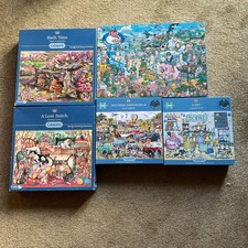 Gibsons Bundle 1000 Piece Jigsaw Puzzles Complete