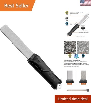Durable Monocrystalline Diamond Sharpening Stone - Easy & Efficient Tool Care