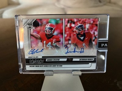 2025 Panini Gunner Stockton Zachariah Branch Dual Auto #96/99 Georgia Bulldogs