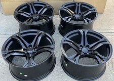 20 Matte Black Wheels 20x10 20x11 5x120 Fit Chevrolet Camaro Chevy Set 4 Rims 20 Matte Black Wheels 20x10 20x11 5x120 Fit Chevrolet Camaro Chevy Set 4 Rims