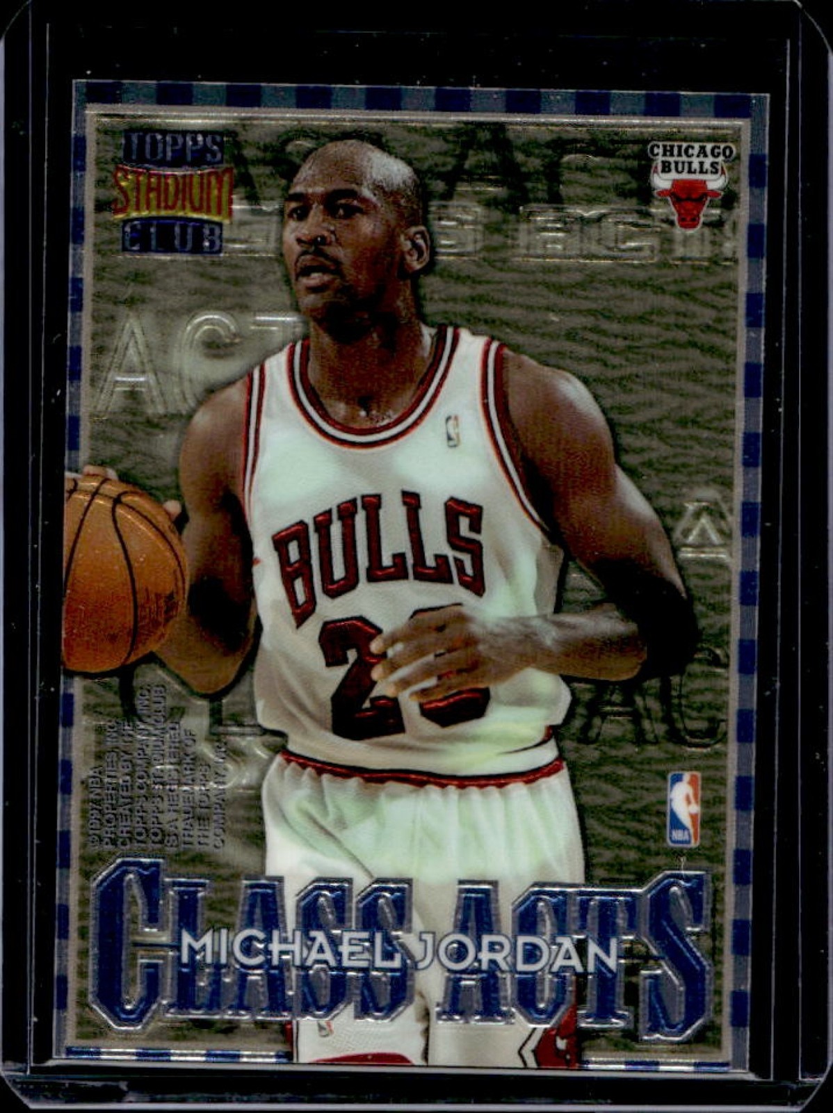 1996-97 Topps Stadium Club Michael Jordan Jerry Stackhouse Class Acts #CA1