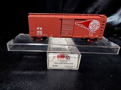 Carro de carga de una sola puerta escala N MTL 20396 Western Maryland 40' 29140  | Zustand: Used