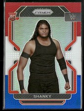 2022 Panini Prizm WWE #120 Shanky Red, White and Blue