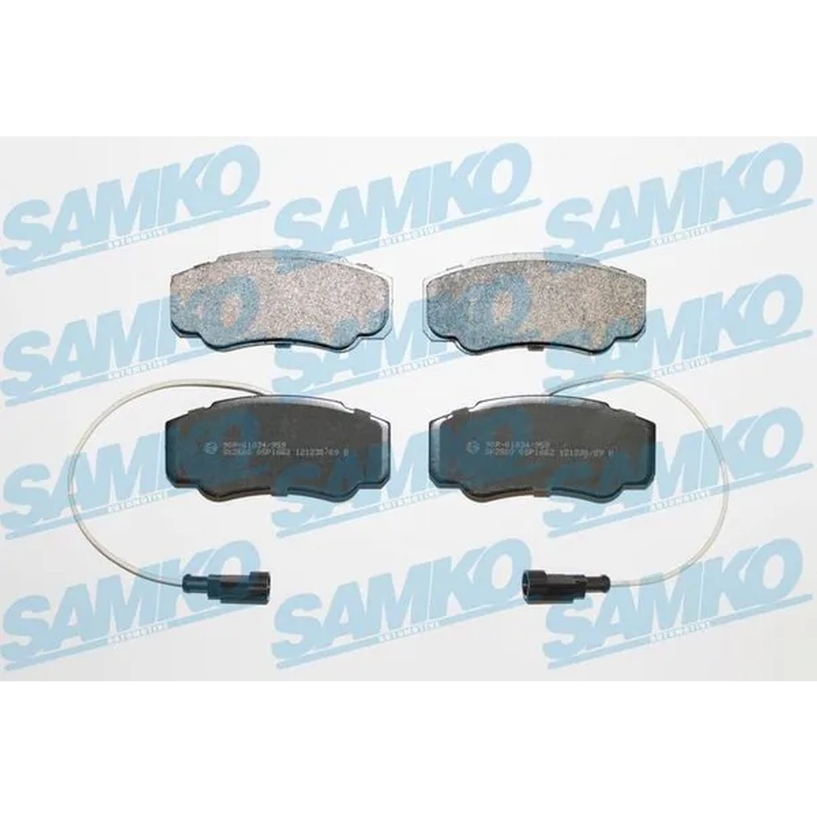 1x ORIGINAL® SAMKO Bremsbelagsatz, Scheibenbremse Hinten für Nissan NT400