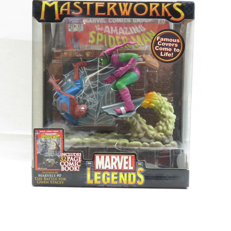 Marvel Legends Masterworks Spider-Man Green Goblin Battle 2006 Gwen Stacey Foto 3 de 4