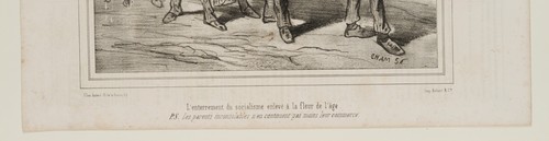CHAM (1819-1879), Karikatur. Beerdigung Sozialismus, Lithographie Moderne - Bild 4 von 4