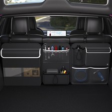 Seat Trunk Organizer Hanging Car Organizer Trunk Foldable Cargo Storage with 7 L