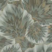 Bliss Florales Texturiertes Vinyl Tapete GrüN / Gold 3D Effekt Erismann 10402-24