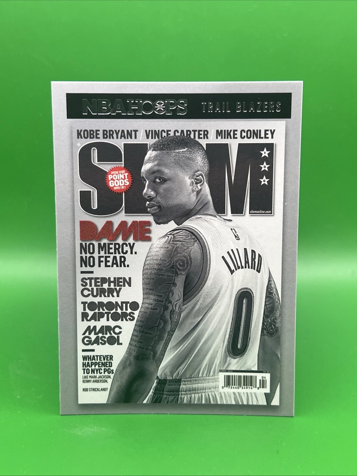 Damian Lillard trading card