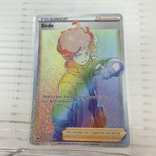 bede pokemon card price Bede 199/202 Sword & Shield Full Art Trainer Ultra Rare Holo Pokemon Card NM-M