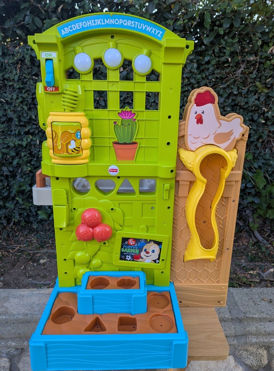 Fisher Price Laugh Learn Grow The Fun Garden To Kitchen Playset