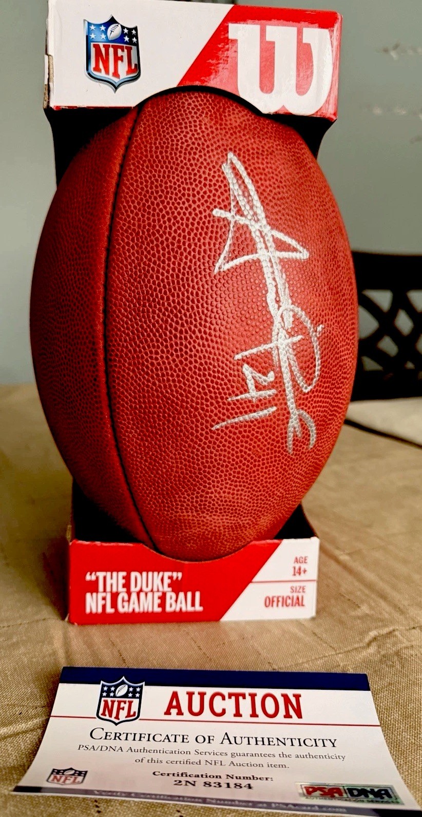 Alvin Kamara Signed The Duke Football PSA/DNA Authenticated Autographed