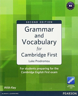Grammar and Vocabulary for Cambridge First with Key (FCE): Buch Pearson Longman