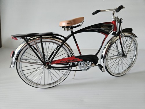 Schwinn Black Phantom 1990 Die Cast Qualitätsmodell COA Xonex Maßstab 1:6 Fahrrad - Bild 9 von 16