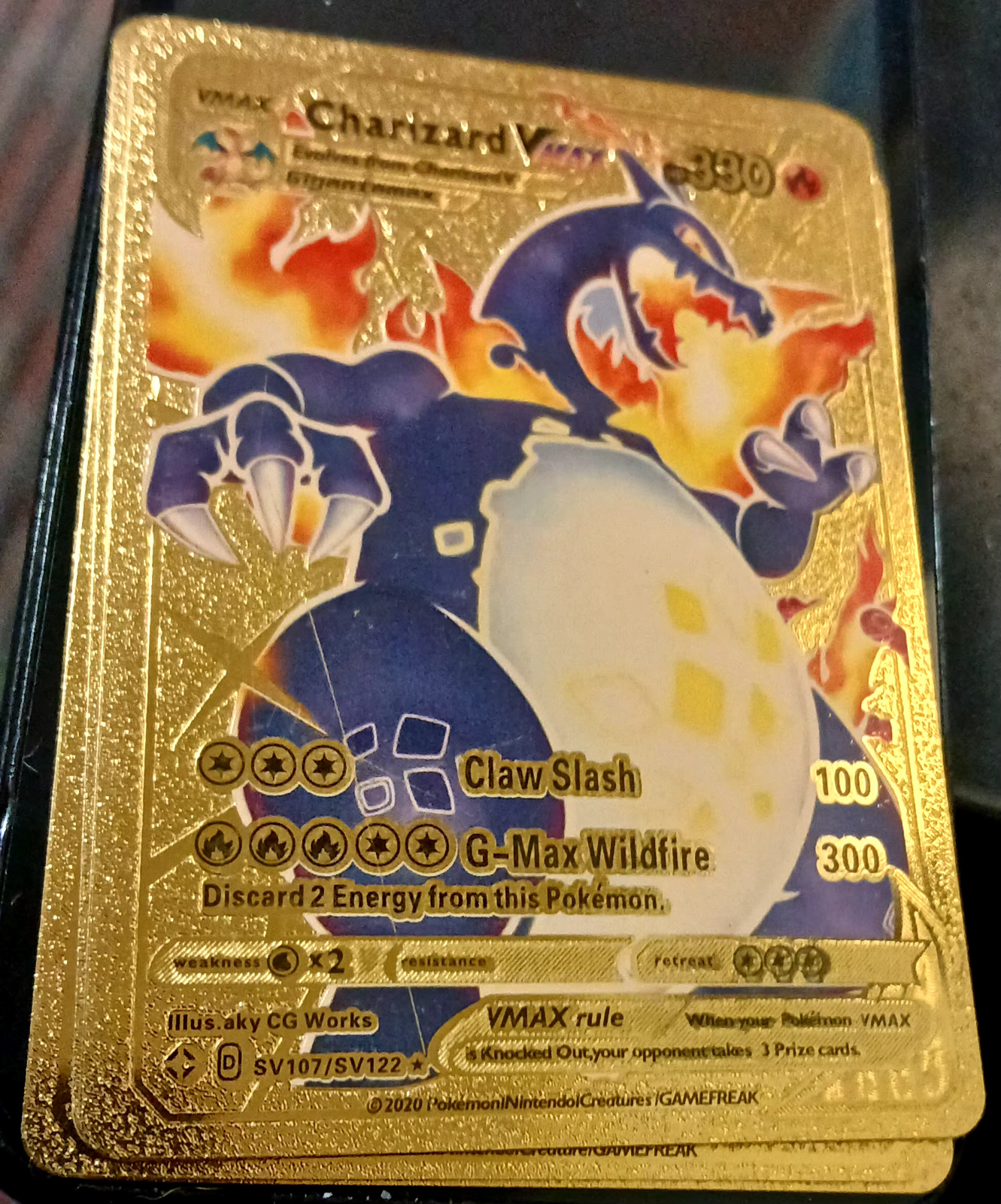 charizard vmax sv108/sv122 blue