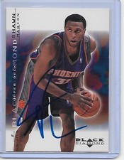 Basketball Card IP auto NBA SHAWN MARION Phoenix Suns 2000-01 UD Black Diamond