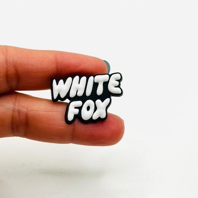 Weißer Fuchs Charms passt Crocs Schuh Clog Charms echter UK-Verkäufer  