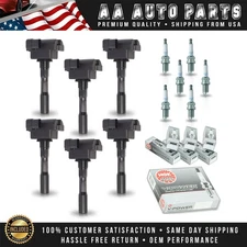 6PCS Ignition Coil & 6PCS NGK Spark Plug for 1995 Acura Legend 3.2L V6 UF90 2756