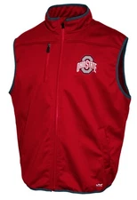 Ohio State Buckeyes Franchise Club Softshell Vest - Red