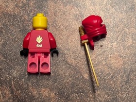 Lego Ninjago Kai Minifigure w/ Sword Weapon Red w/ Gold Dragon (2254, 2518)