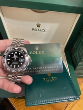 shop rolex gmtmaster ii 116710ln automatic black stainless steel mens wristwatch 40 mm at hsn