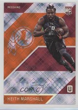 2016 Panini Unparalleled Rookie Orange 23/99 Keith Marshall #174 1n1