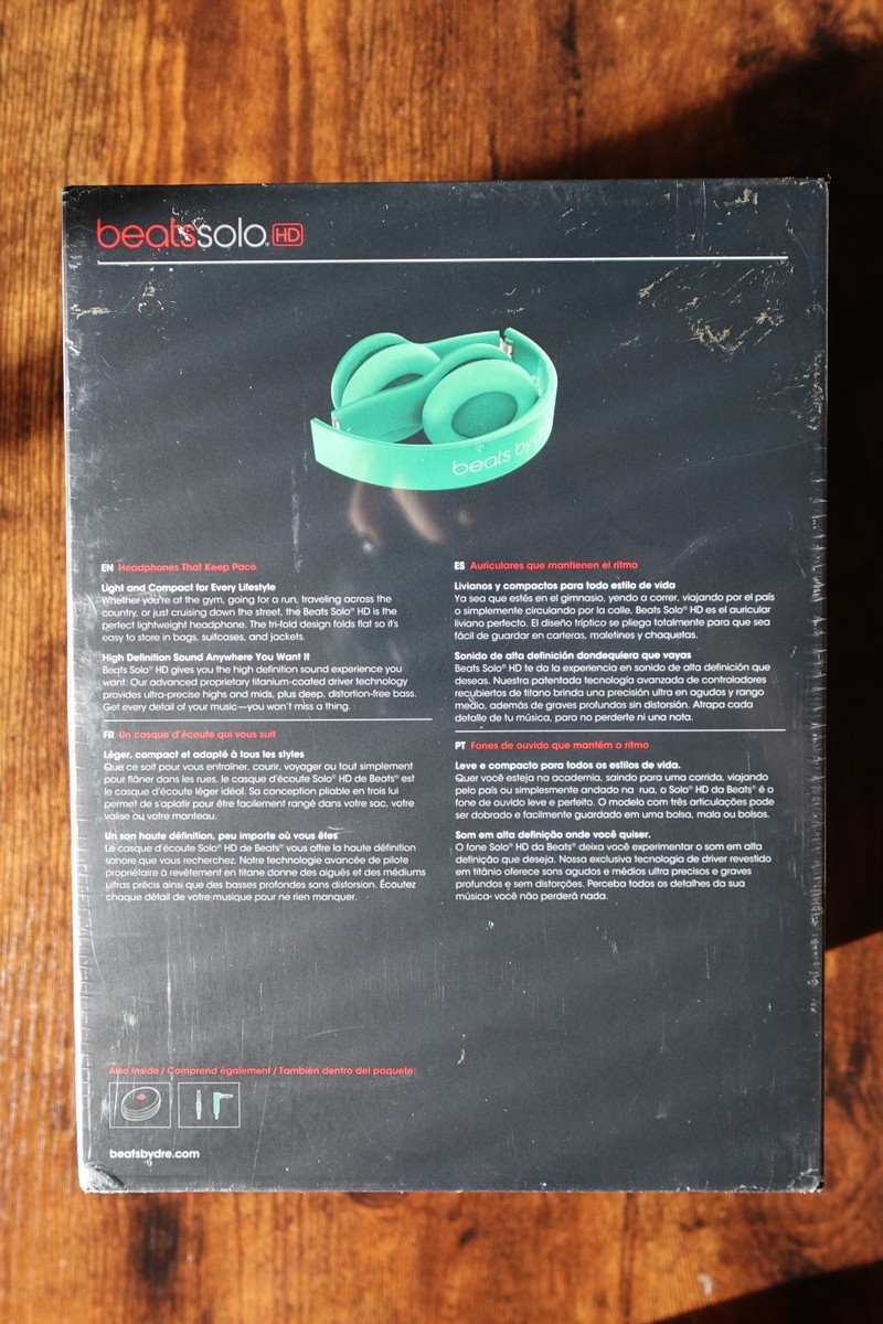 Beats by Dr. Dre Solo HD Headband Headphones - Teal for sale