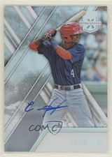 2017 Panini Elite Extra Edition Auto Edwin Lora #112 Auto pn9