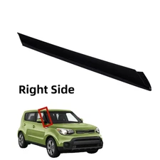 Exterior Molding Passenger Right Side For 14-19 Kia Soul Windshield Pillar Trim