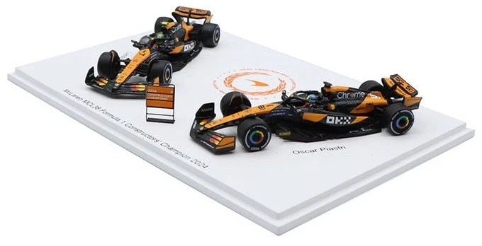 Spark Y418 McLaren MCL38 F1 Constructors World Champions 2024 Set - 1/64 Scale - Image 3 of 4