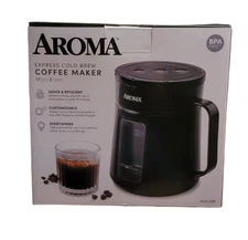 Aroma Express Cold Brew Coffee Maker – 17 oz (2 Cups) – New in Box