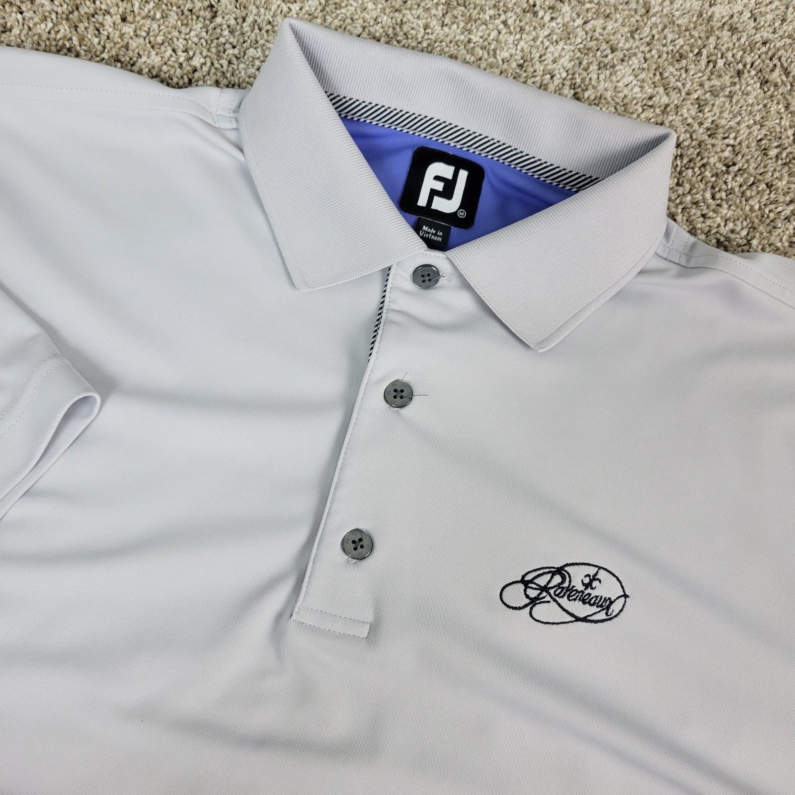 FootJoy Mens Medium Solid Gray Performance Stretc… - image 1