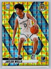 Jaylen Wells 2024-25 Panini Mosaic Rookie Yellow Reactive #240
