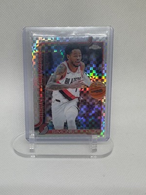 2025-26 Topps Chrome - Anfernee Simons #122 X-Fractor