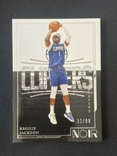 Reggie Jackson 2021-22 Panini Noir Icon Edition Base 32/99 #72
