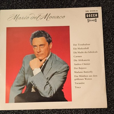Decca Mario del Monaco   Schallplatte LP Stereo Hi-Fi SXL 21010-B BLK 21009
